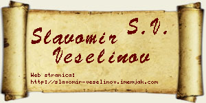 Slavomir Veselinov vizit kartica